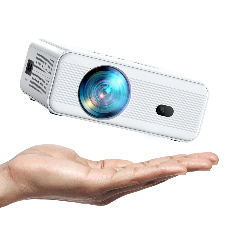 ClokoWe Mini Projector - 1080P, 15000 Lumen, WiFi & Bluetooth