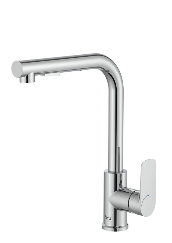 Roca A5A856EC00 Kitchen Mixer Tap with Pull-Out Spout Chrome