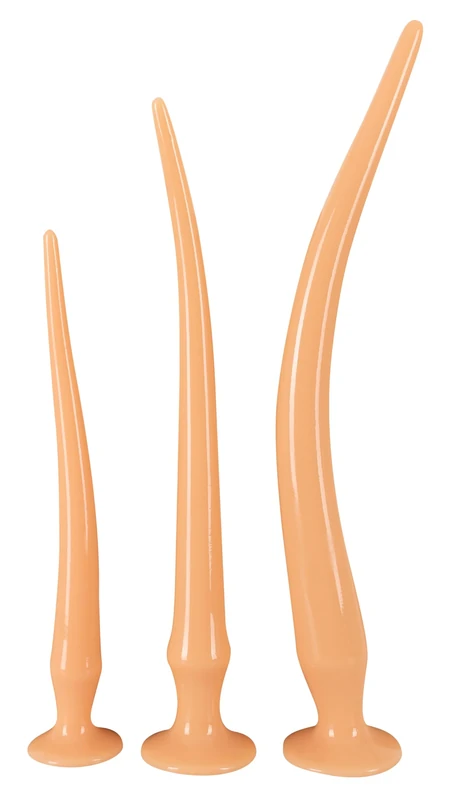 You2Toys Super Long Butt Plug Set Light Skin Tones 33.5-49 cm