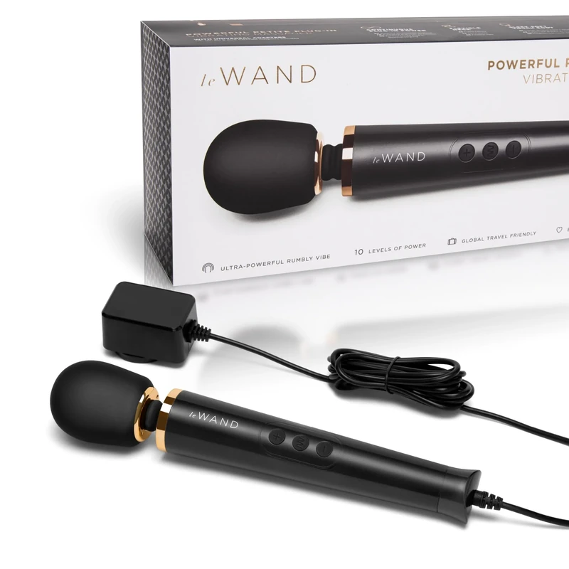 le WAND Powerful Petite Plug in Black Vibrator One Size