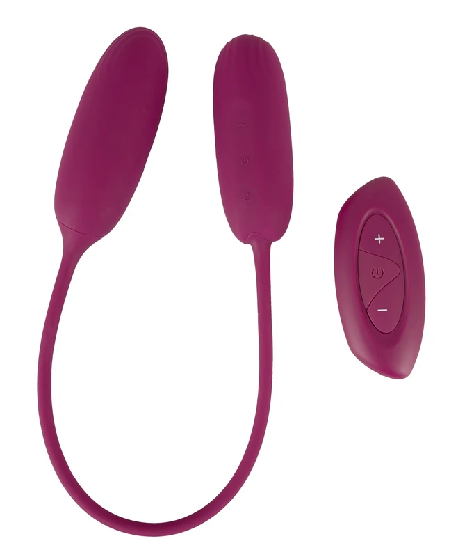Sweet Smile RC Shaking & Vibrating Love Egg Duo Red 50 cm