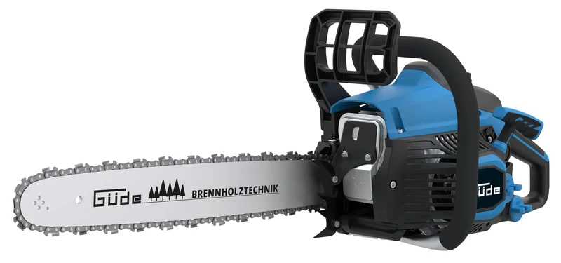 Güde KS 400-38 Petrol Chainsaw (38 cm³ Displacement, 36 cm Cutting Length, 1.4 kW / 1.9 HP Engine Power, 22 m/s Max. Chain Speed, Güde Quality Cutting Set, Spring-Assisted Start System)