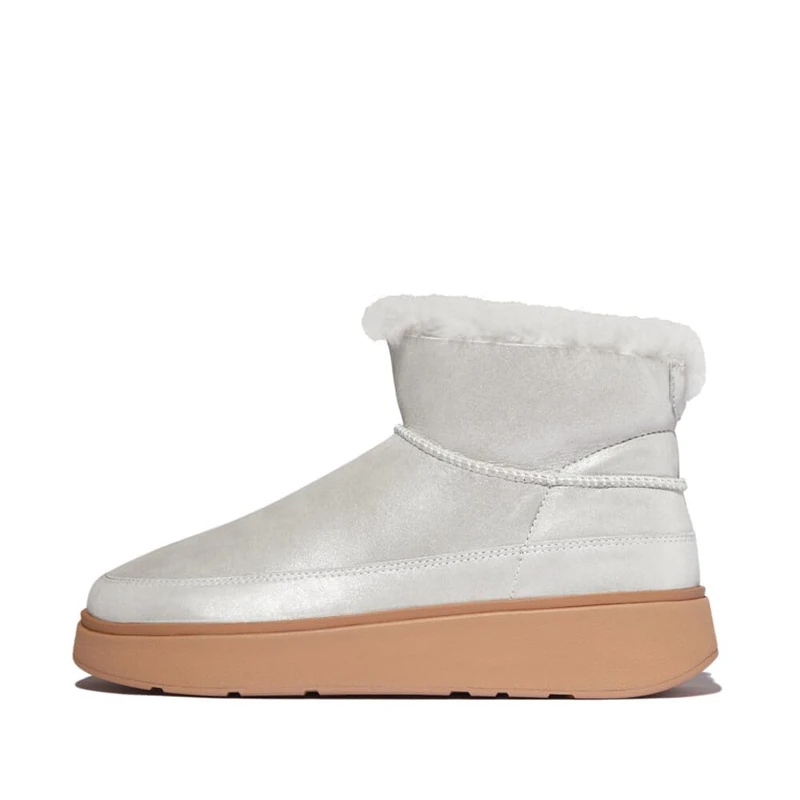 Fitflop GEN-FF ULTRA-MINI METALLIC D/FACED SHEARLING BOOTS
