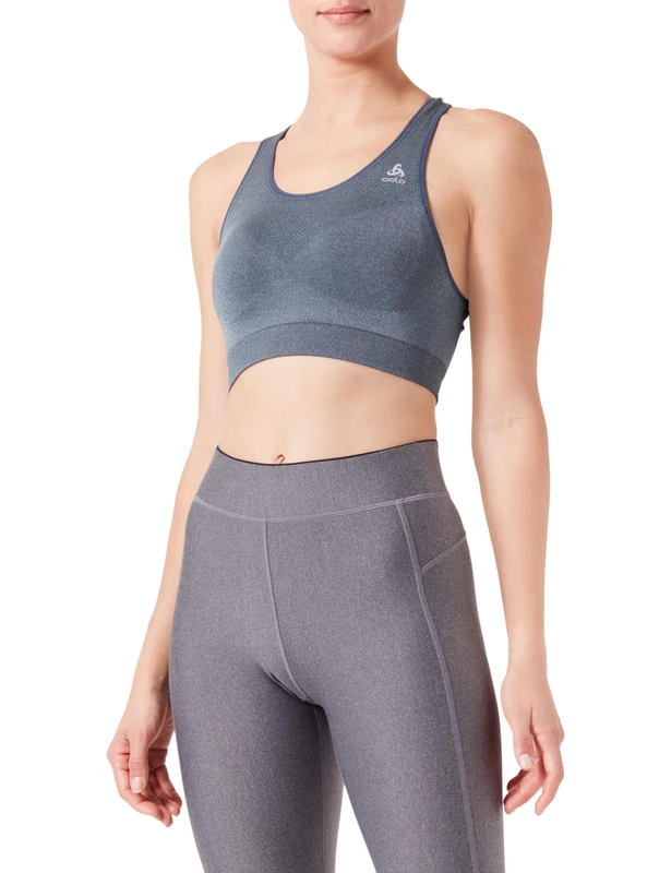 ODLO Women's Damen Seamless Medium Ceramicool Sport-BH Sports Bra,
