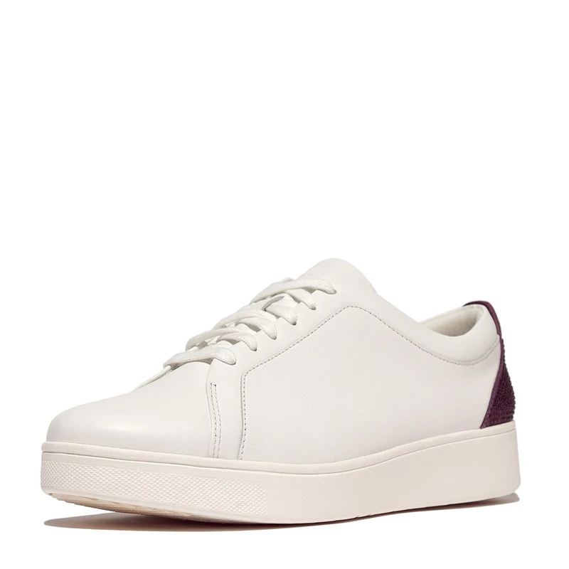 Rally Crystal-BACKTAB Leather Sneakers