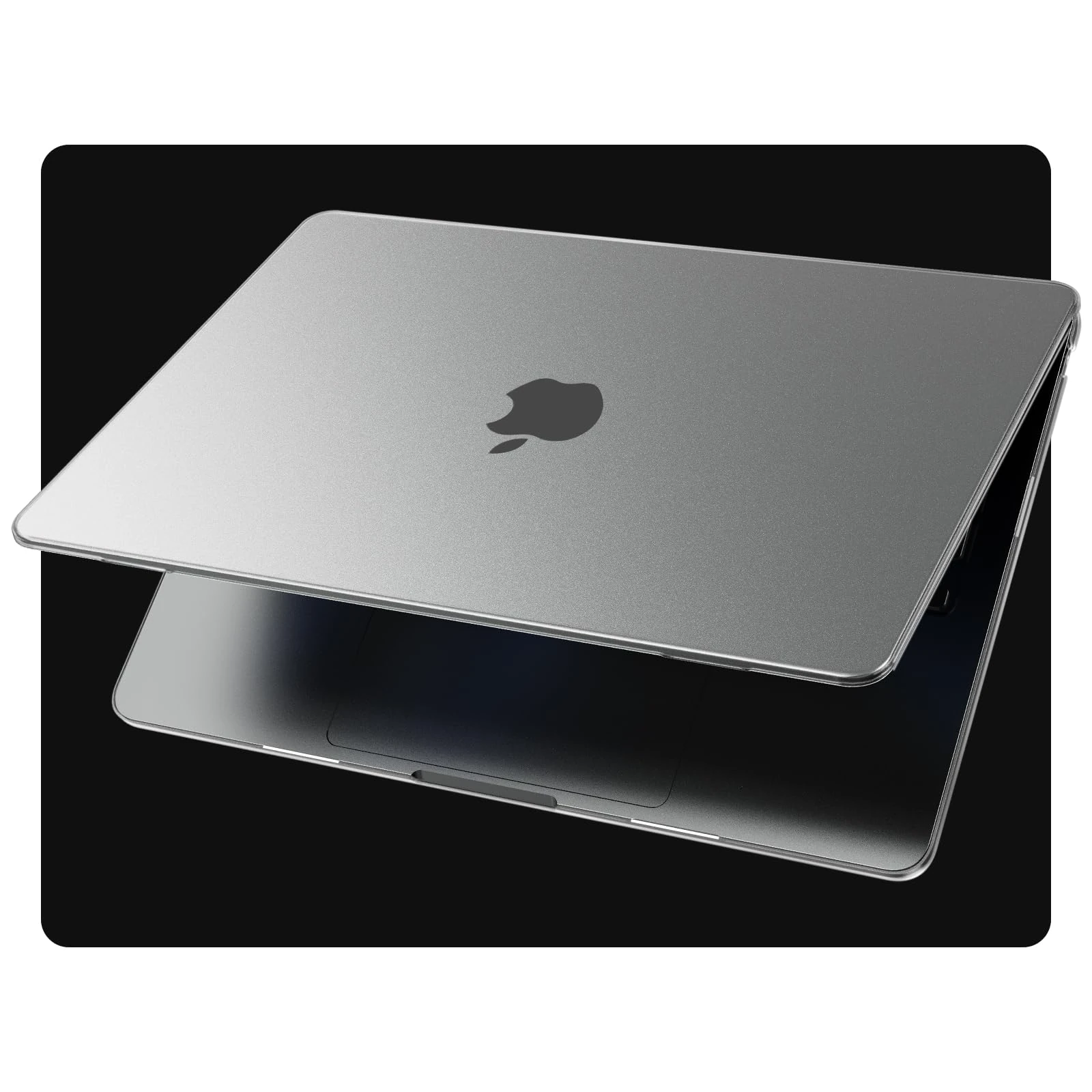 EooCoo Case compatible for MacBook Pro 13 inch M2 M1,2023-2017 Release [Presents Original Texture] Ultra-thin Invisible Translucent Matte Hard Shell Cover for Model A2338 A2289 A2251- Frost Space Gray