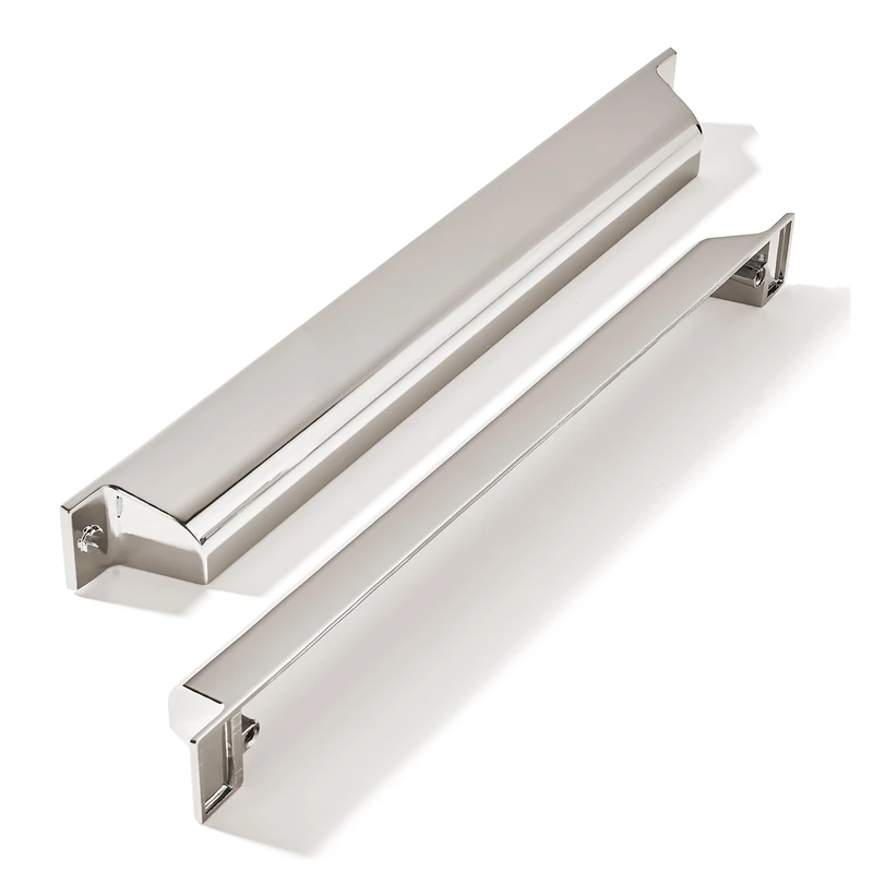 ZAUYX 10 Pack 7 Inch Center to Center Polished Nickel Cabinet Cup Pulls Drawer Pulls Kitchen Hardware Channing Cup Pulls Drawer Handles Knobs 7 inch Hole Center