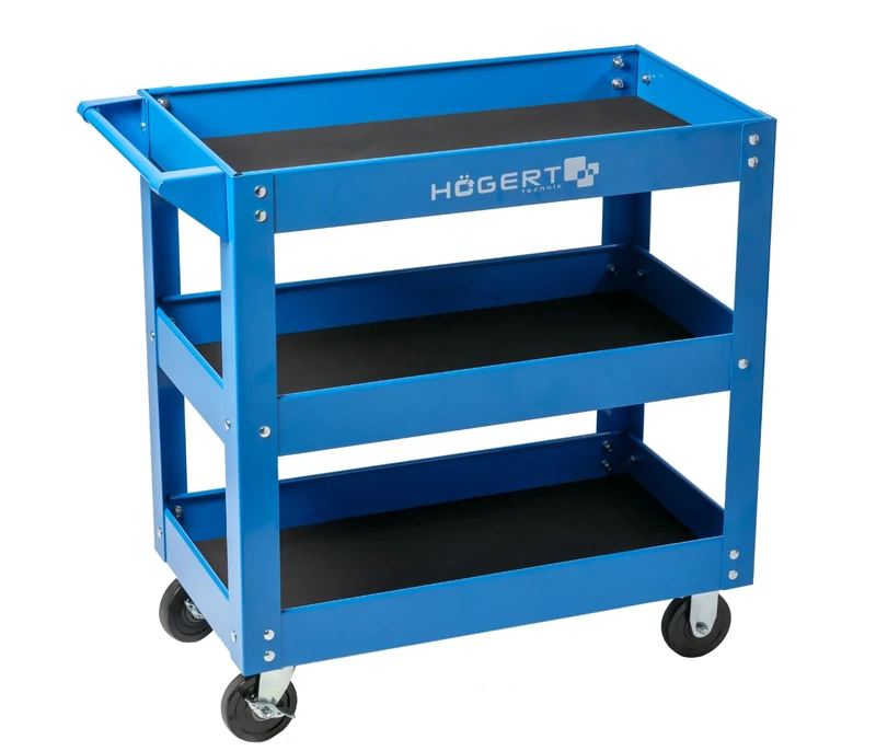 Högert Technik Workshop Trolley, Polyvinyl Chloride (PVC), Blue