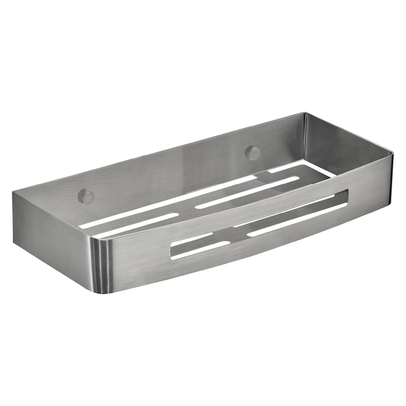 Gedy Nerva Rectangular object holder Chrome Brushed
