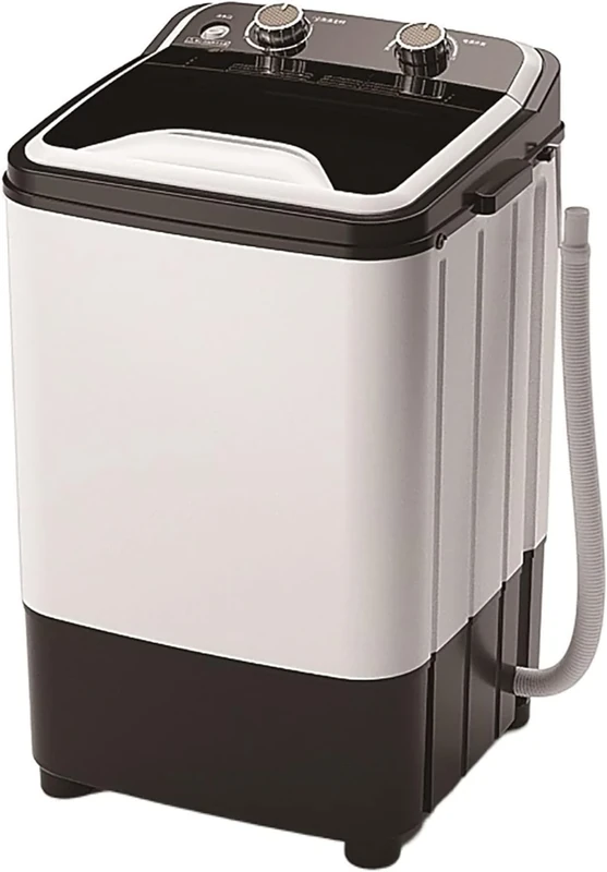 KUMIAO 7.5KG Fully Automatic Washing Machine - UV Blue Light Bacteriostasis Ensures Clean Laundry! Perfect For Small Apartments, Travel - 41.5x39x64cm