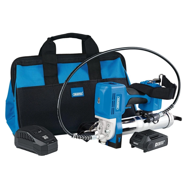 Draper 03359 D20 20V Grease Gun Set (3 Piece)