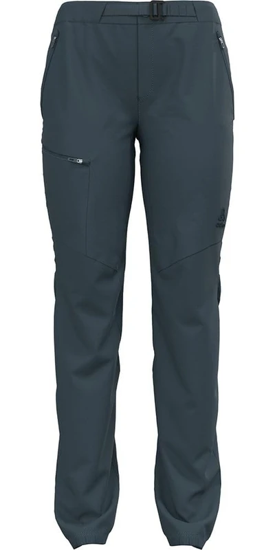 ODLO Ascent Women's Long Hiking Trousers Dark Slate