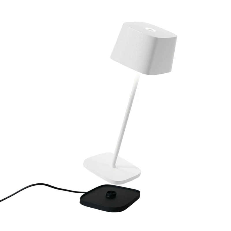 Zafferano Ofelia Rechargeable Wireless Table Lamp - White
