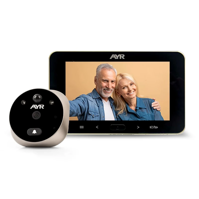 AYR Lite-677 Digital Viewer 759-HD Lite-Full HD. Satin Finish, Brushed Nickel