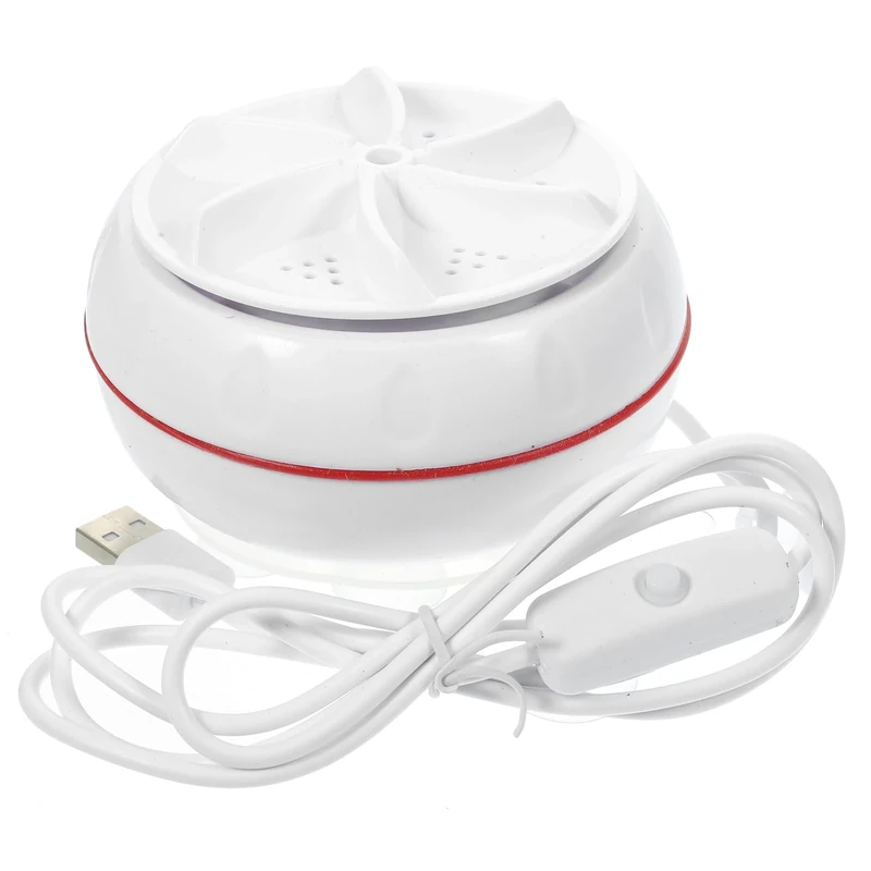 Gadpiparty Mini Portable Washing Machine - Small Sink Washer for Underwear & Socks, CompactCleaner with Dry Function (White)