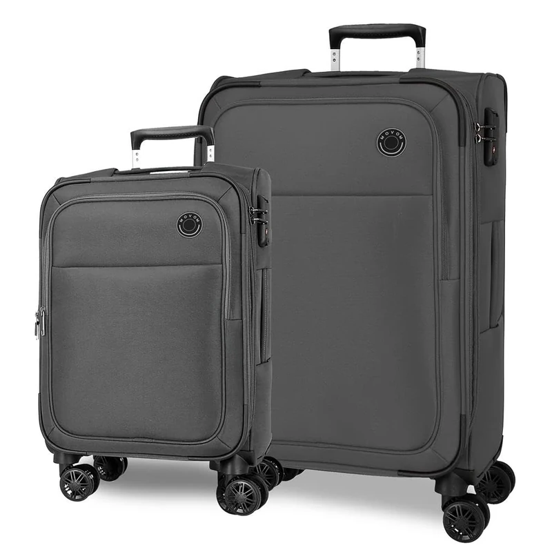 MOVOM Atlanta Luggage Set, One Size, Grey, One Size, Suitcase Set