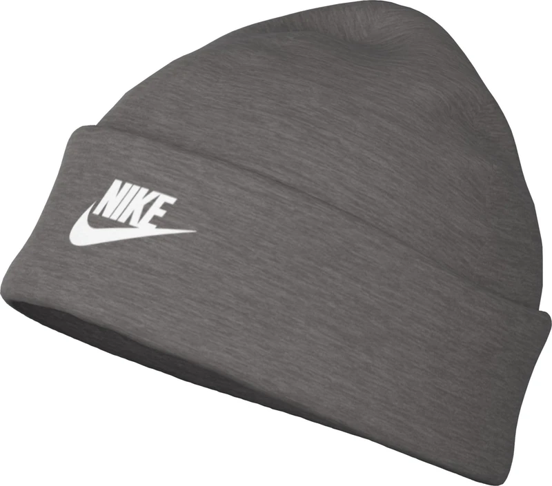 NIKE Beanie Hat Unisex U Nk Peak Beanie Tc FUT L Grey