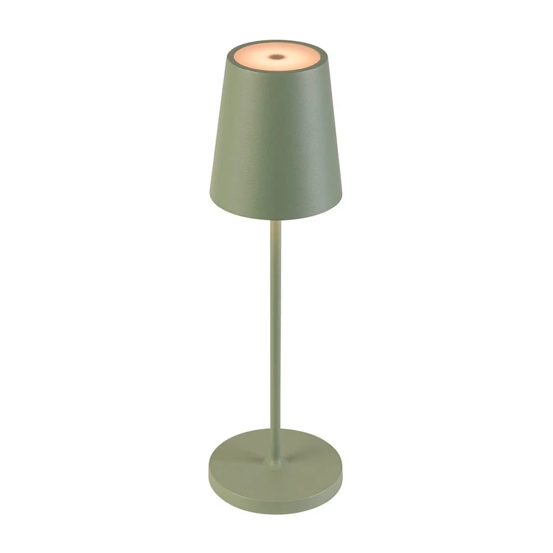 SLV VINOLINA Two Table Lamp, Battery, IP65, 2200/2700/3000K, Touch, Green