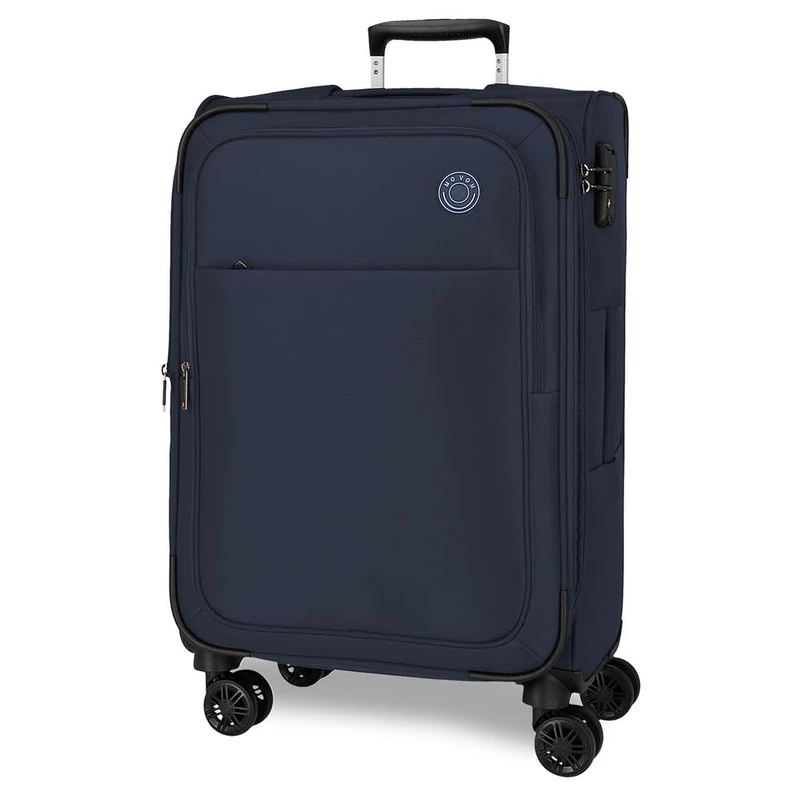 MOVOM Atlanta Suitcases Polyester, Different Sizes, Black, Green, Red, Grey, Polyester., Blue, One Size, Medium Suitcase