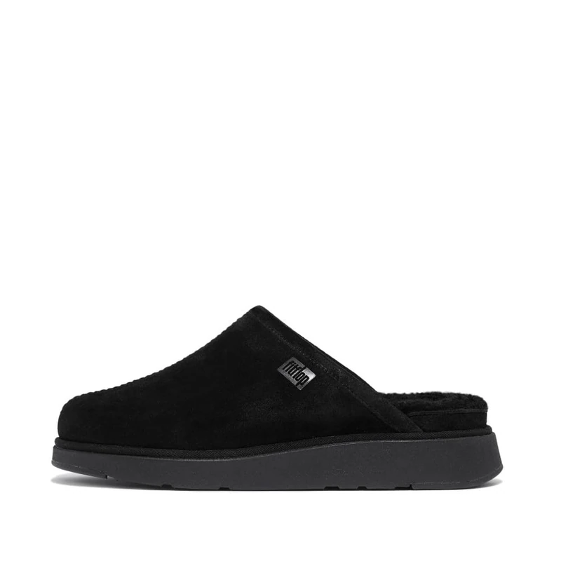 Fitflop GEN-FF MENS SHEARLING-LINED SUEDE SLIPPERS