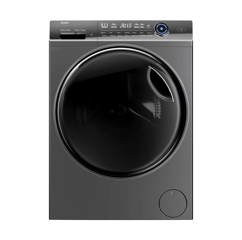Haier I‑Pro Series 7 Plus 11kg Freestanding Washing Machine, 1400 RPM, A Rated, Direct Motion Motor, Wi‑Fi & hOn App, Smart AI, Anti-Bacterial Treatment, Anthracite, 60x69x85 cm - HW110-B14979S8EU1