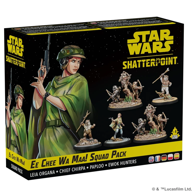 ATOMIC MASS GAMES | Star Wars Shatterpoint Ee Chee Wa Maa Squad Pack | Miniatures Expansion Compatible With Star Wars Shatterpoint Skirmish Game | 2 Players | 90 Minutes