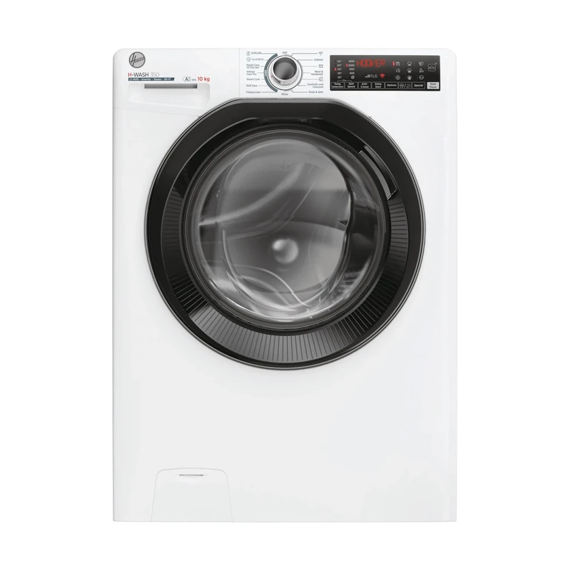 Hoover H-WASH 350 10kg Freestanding Washing Machine, 1400 RPM, A Rated, ECO-Power Inverter Motor, hOn App, 60 Programmes, Eco Doser, Power Care System, White, 60x58x85 cm - H3WPS4106TMB6-80