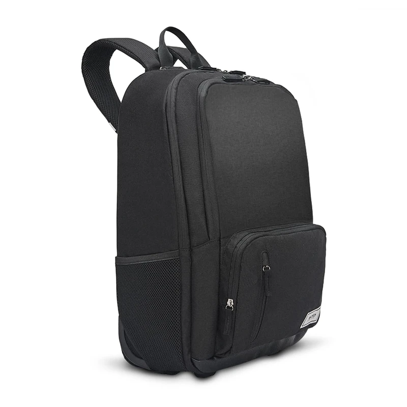 Solo New York Unisex's Bleeker Rolling Backpack, Black, Fits up to 15.6" Laptop