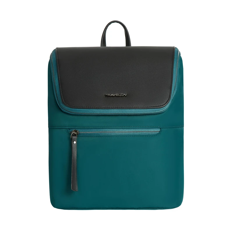 Travelon Unisex's Anti-Theft Addison Backpack, Evergreen, One Size