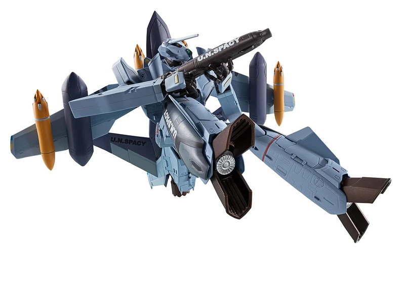 TAMASHII NATIONS - Macross Zero - VF-0A Phoenix (Shin Kudo use) + QF-2200D-B Ghost, Bandai Spirits HI-Metal R Figure