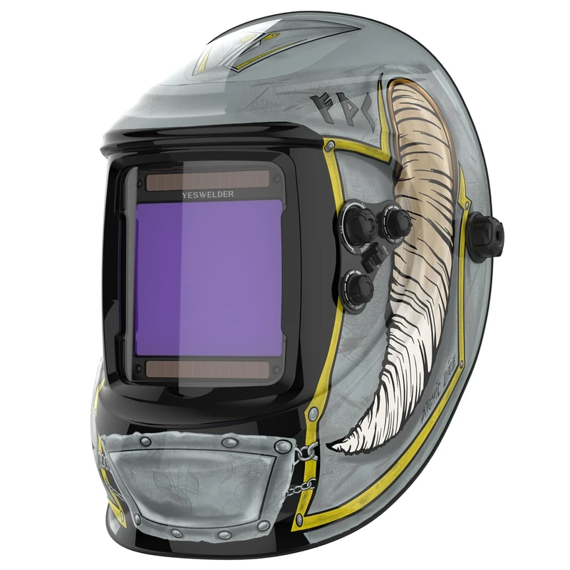 YESWELDER True Colour Welding Helmet - Solar, 4 Sensors, Shade 4-13