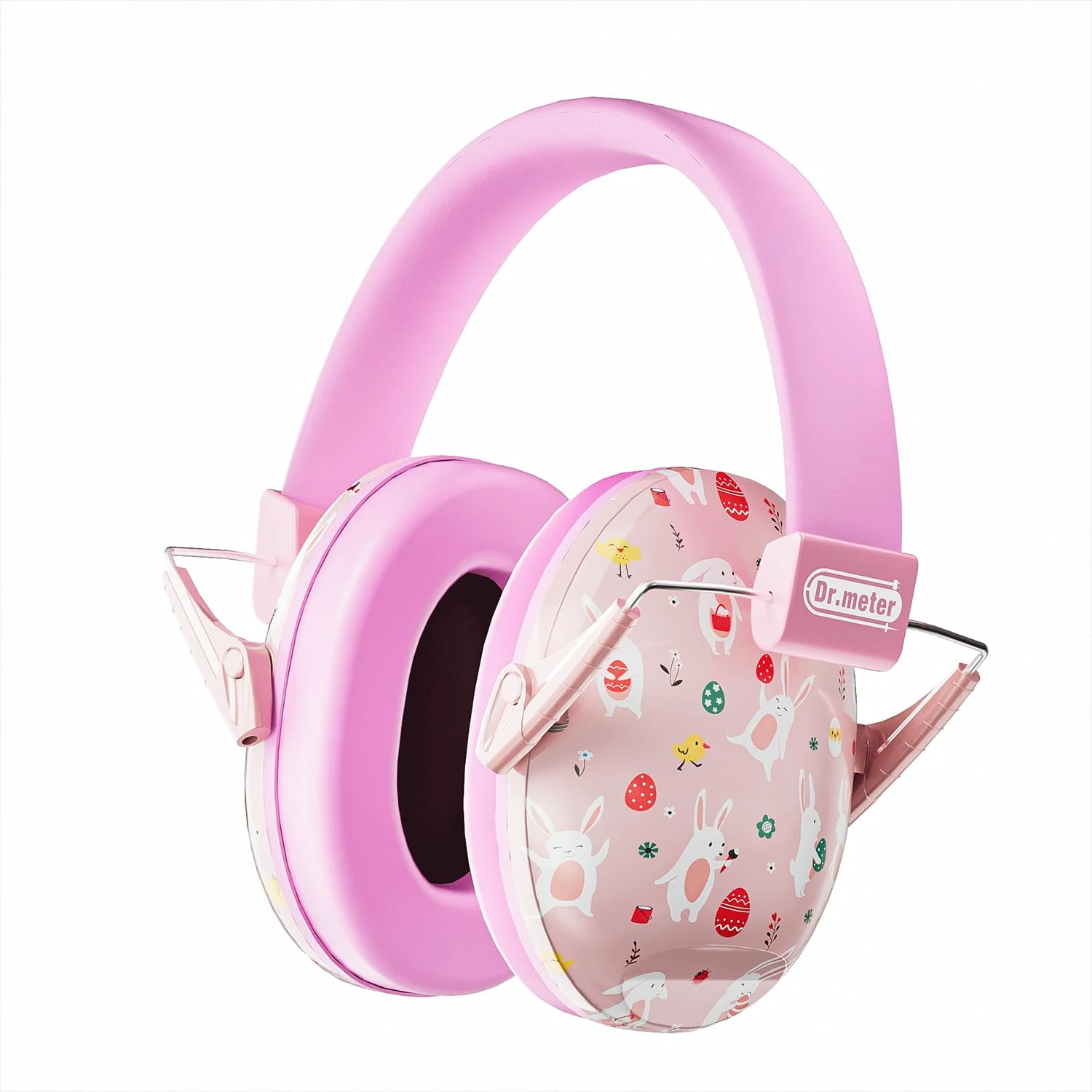 Dr.meter Ear Defenders Children, Kids Ear Defenders SNR 27DB Noise Cancelling Earmuff for Kids Ear Protection with Adjustable Head Band Ideal for Monster Jam Fireworks Concerts Football Game Pink