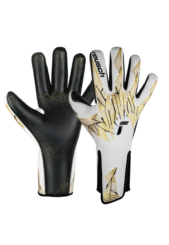 Reusch Pure Contact Gold X GluePrint Strapless Adult Goalkeeper Gloves with Negative Construction and Maximum Grip