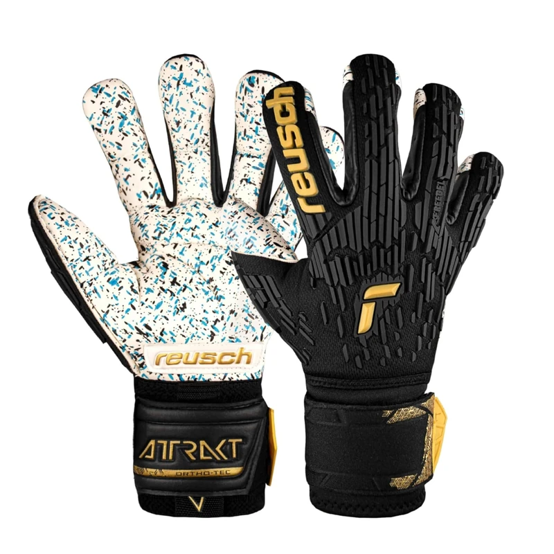 Reusch Attrakt Freegel Fusion Ortho-Tec Adult Goalkeeper Gloves with Evolution Negative Cut and Unmatched Grip