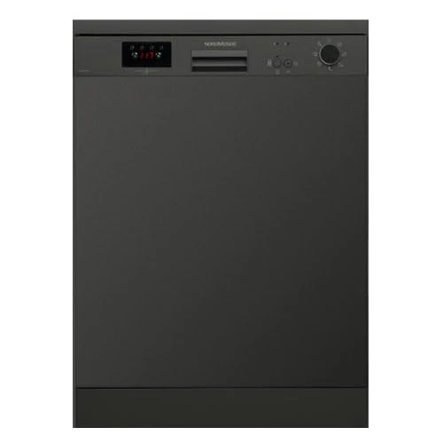 Nordmende DW67DIX 12 Place 60cm Freestanding Dishwasher,'E' Energy - Dark Inox