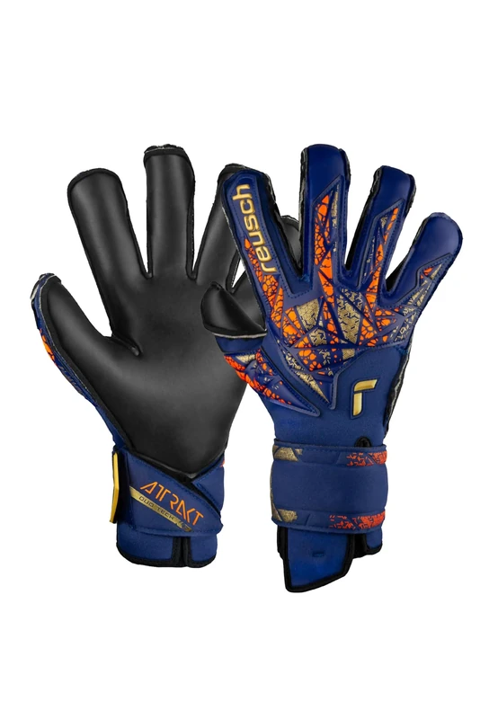 Reusch Attrakt Duo Evolution Goalkeeper Gloves for Adults with Evolution Cut and Maximum Grip