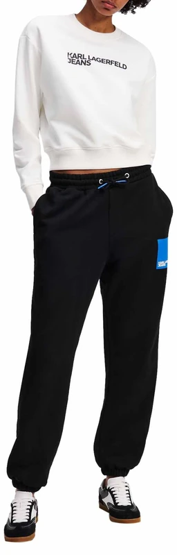 Karl Lagerfeld Jeans, Women's, Relaxed Sweatpant, Relaxed Fit, Black, S