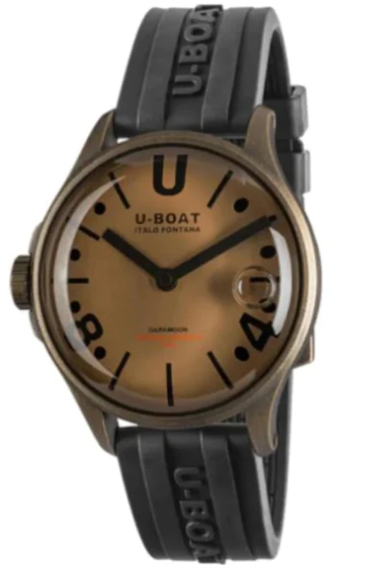 U-Boat Men's Quartz Analog Watch with Stainless Steel Strap mid-39919, Grey