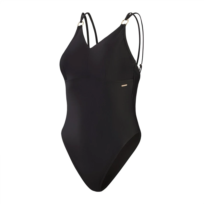 Speedo Women's Shaping Strappy 1 Piece Swimsuit | Shapewear | Beach and Holiday Swimwear, Black, 44/20 - Image 1