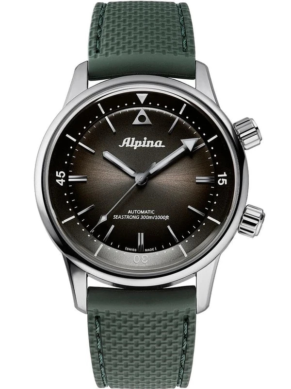 Alpina Men's Quartz Analog Watch with Stainless Steel Strap mid-39681, Green