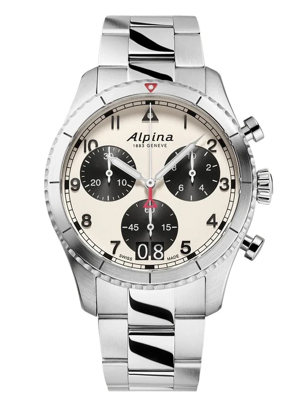 Alpina Men's Chronograph Quartz Watch Startimer Pilot Swiss Made - Image 1