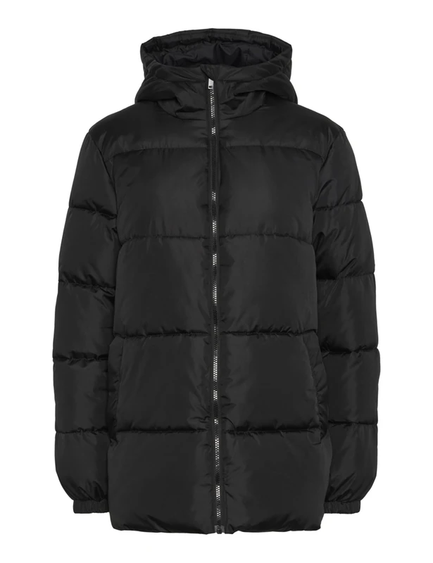 PIECES Pcmaddie Puffer Jacket Noos BC Women's Quilted Jacket, Black, XL