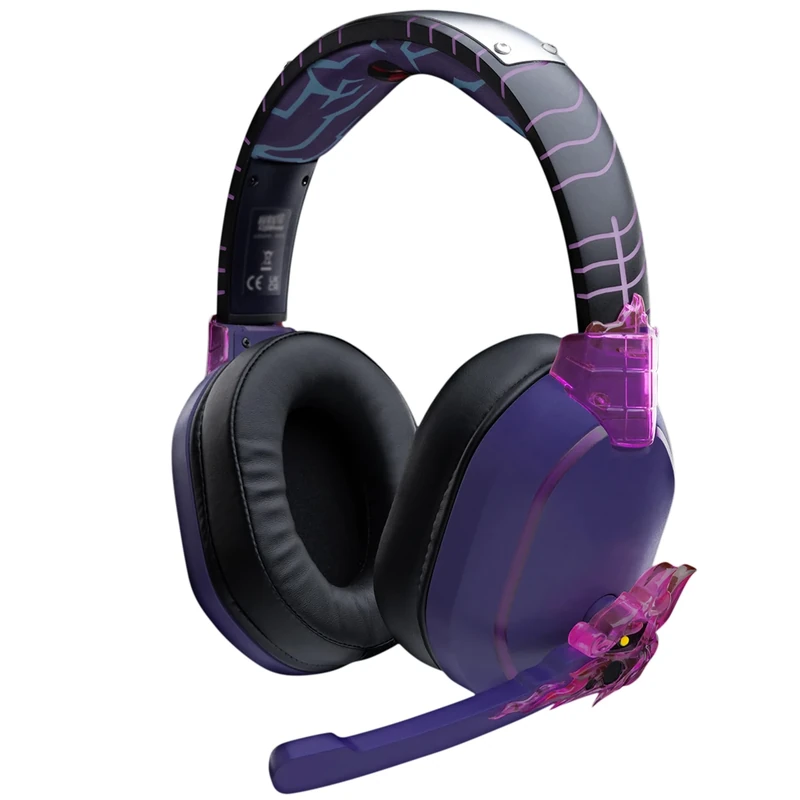 LEXIP Sasuke Revenge Wireless Gaming Headset - Multi-Platform, Over-Ear, Bluetooth, High-Quality Sound, Ideal for PS5 & Xbox, Detachable Mic, USB C