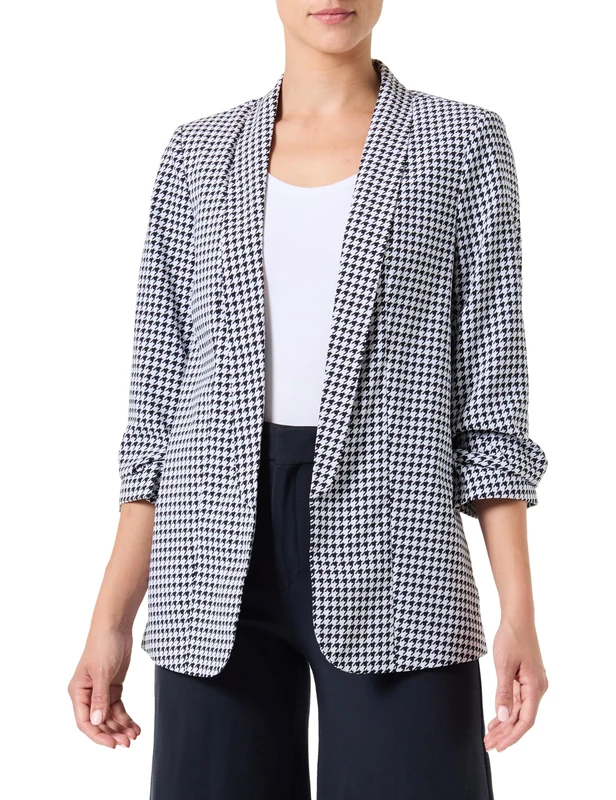 PIECES Women's Classic Blazer, Black 7, XS