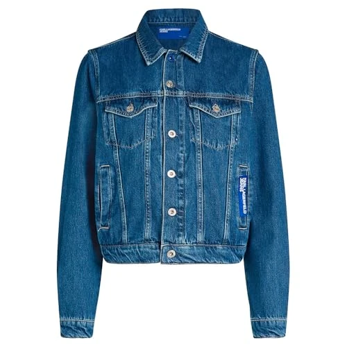 Karl Lagerfeld Jeans, Women's, Regular Denim Jacket, Regular Fit, Blue, S