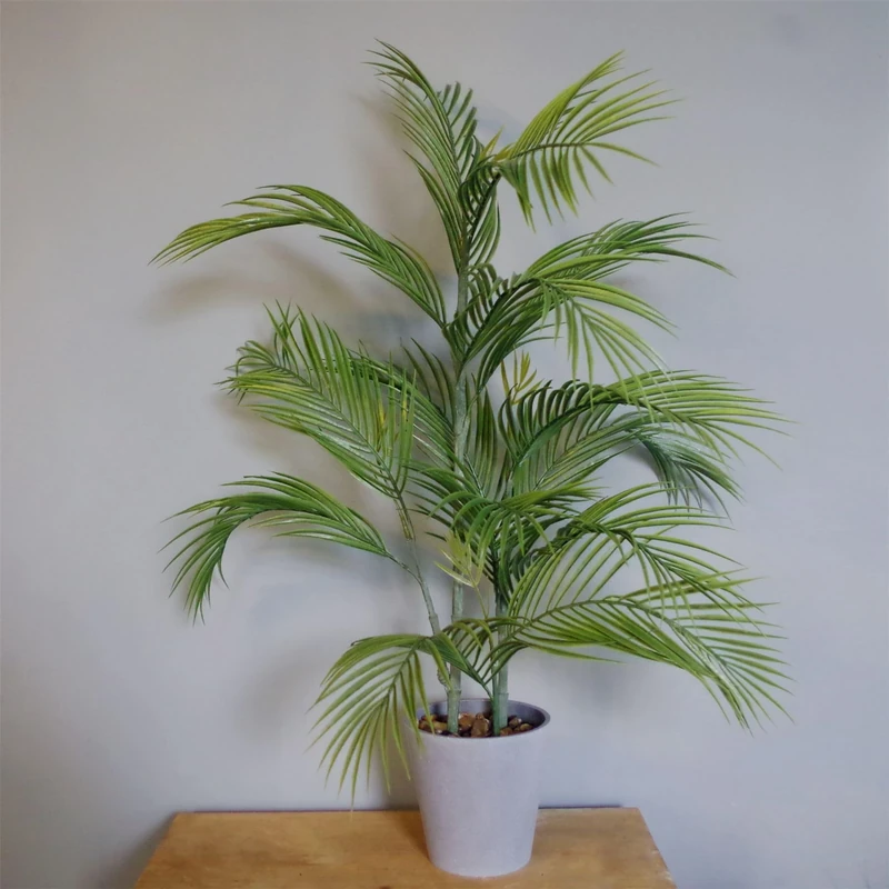 Leaf Artificial Tropical Palm Tree Realistic