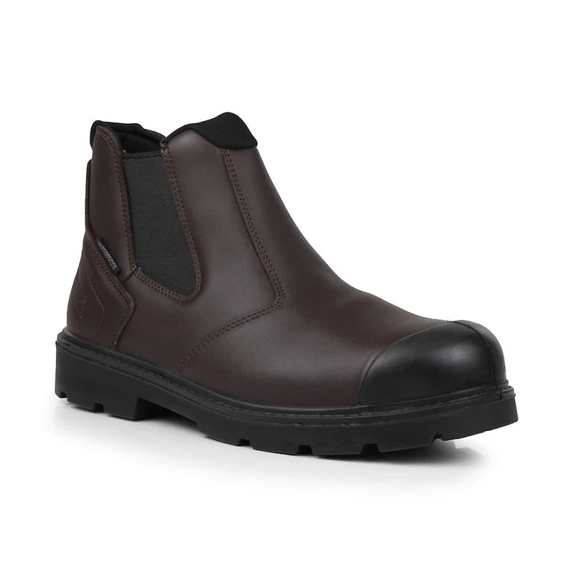 Regatta Mens Professional Waterproof Dealer Safety Boots, Peat, 9 UK