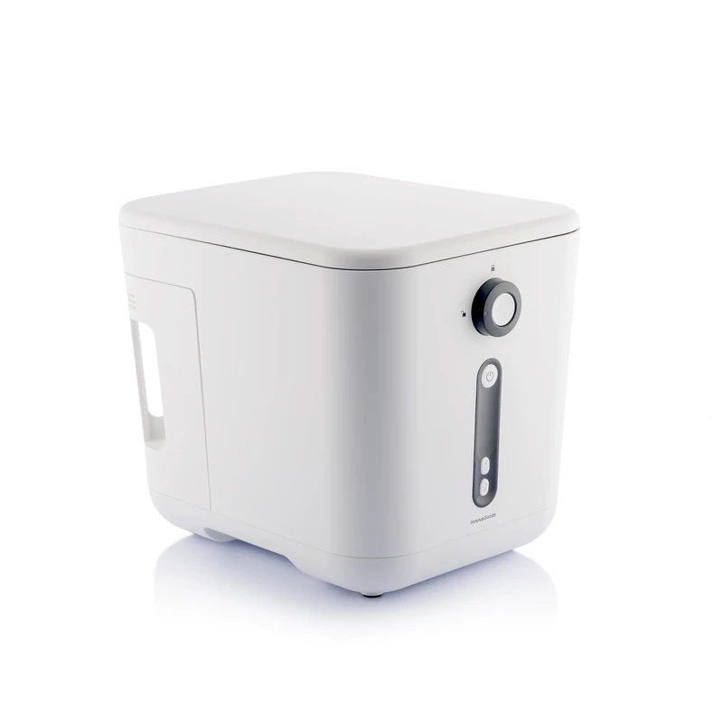 InnovaGoods® Electric Kitchen Composter 3 Litre, Ideal for Organic Waste Recycling, Odourless Self-Cleaning Waste Bin, Electric Composter with Non-Stick Coating.