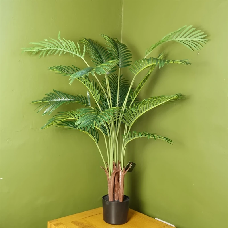 Leaf Artificial Tropical Palm Tree Realistic