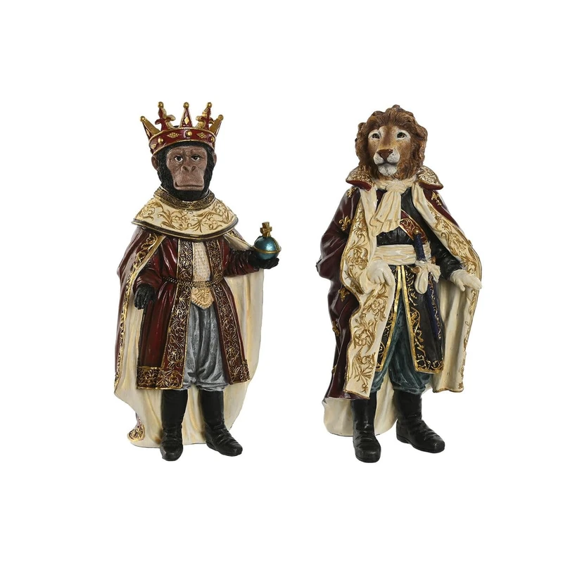 Home ESPRIT Decorative Figurine Multicoloured 15 x 14 x 32.5 cm (2 Units) - Image 1